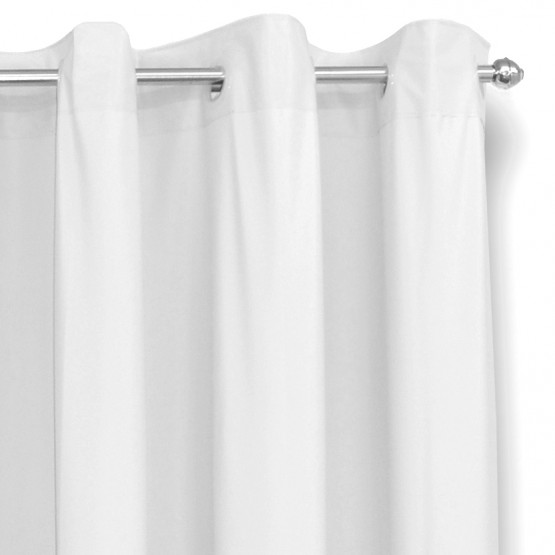Cortina blackout branco para janela modelo varão Alt 180cm x  280cm Larg