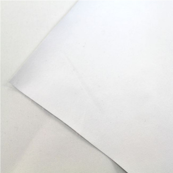 Tecido Blackout Branco Largura 140cm Base 100%Poliester Sup.100%Poliuretano 260gr/m2. Conserv1-P/2-2/3-3/5-4/6-8