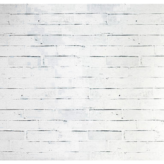 Tecido para Parede Wall Decor Brick Branco (Refilado) Larg.140cm 72% algodao/28%poliester de R$ 37,90 por