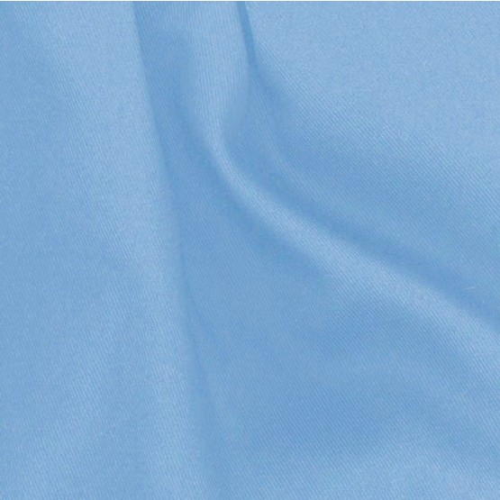 Brim Sarja "anti chama" Azul Claro aplicação de retardante Larg.160cm 100% Algodão de $45,90 por