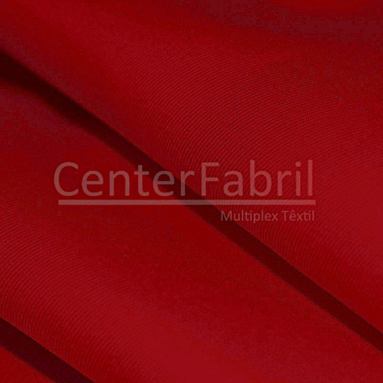 Tecido Brim Sarja Pesado Vermelho Profisional Largura de 160cm 100% algodao 260gr/m²