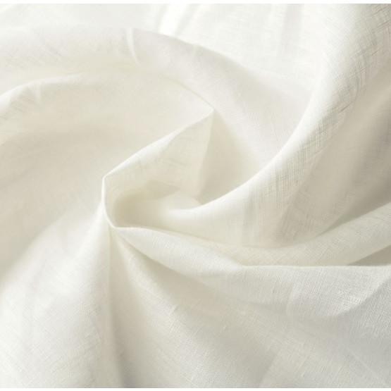 Tecido Cambraia de Linho Creme/OffWhite Largura.260cm p/Toalha ou Cortina 100%Linho ref.20503/A01 - 150gr/m² - 390gr/ml