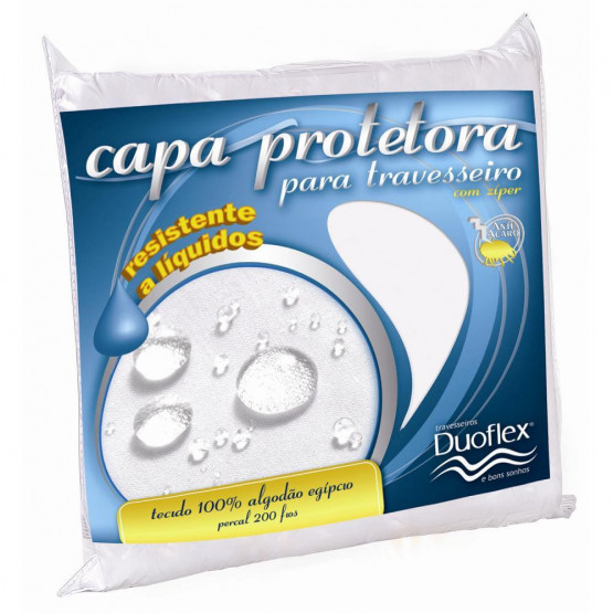 Capa protetora  p/ travesseiro -Duoflex