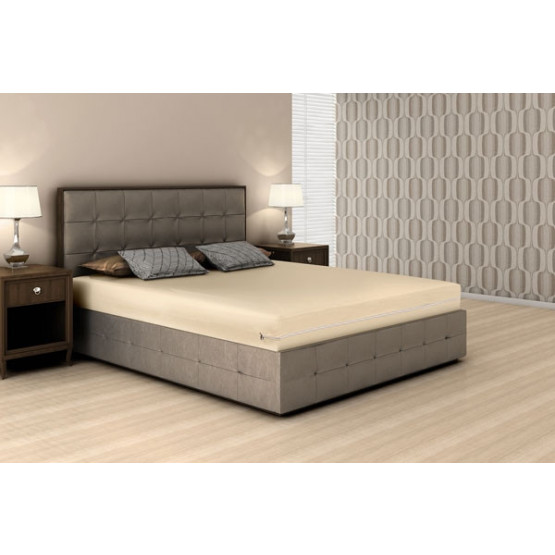 CAPA COLCHÃO SOLT 88x188x30cm MALHA Marfim 100%Algodão
