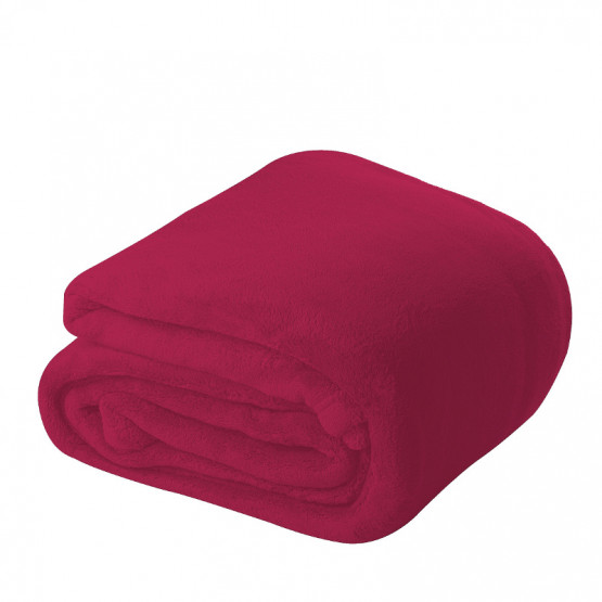 Cobertor microfibra Casal - Corttex cor: Cereja