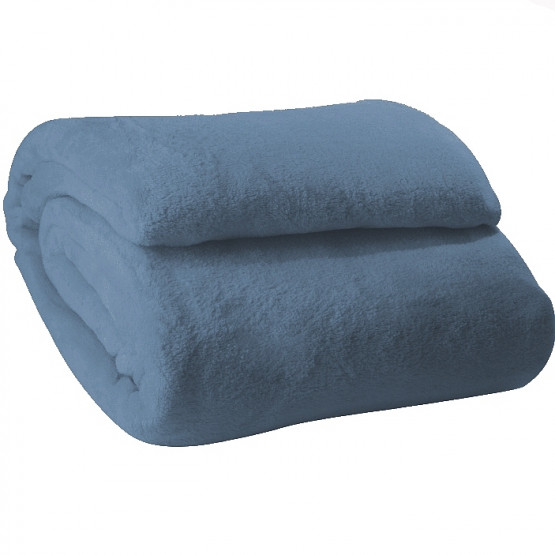 Cobertor microfibra solteiro - Corttex cor: Indigo