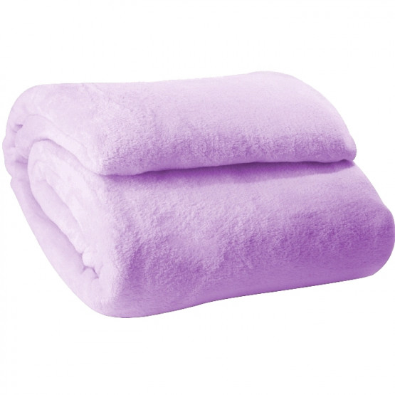 Cobertor microfibra solteiro - corttex cor: lilas orquidea