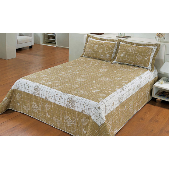 Colcha Casal Queen Matelassado Bouti Atlas - Camesa