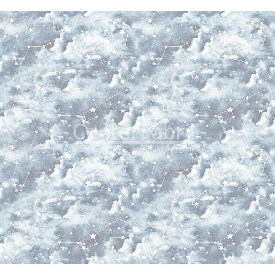 Tecido para Parede Wall Decor Constelação (Refilado) Larg.140cm 72% algodao/28%poliester de R$ 37,90 por