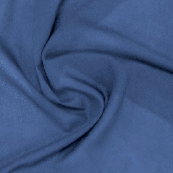 Tecido Crepe Chine Marinho Larg.145cm 97% Poliester 3% Elastano.Conserv1-N/2-2/3-2/5-3/6-1