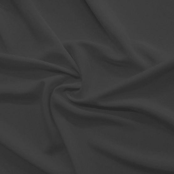 Tecido Crepe Koshibo Liso Preto Largura 140cm 100%Poliester
