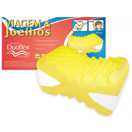 Travesseiro viagem e joelhos - Duoflex
