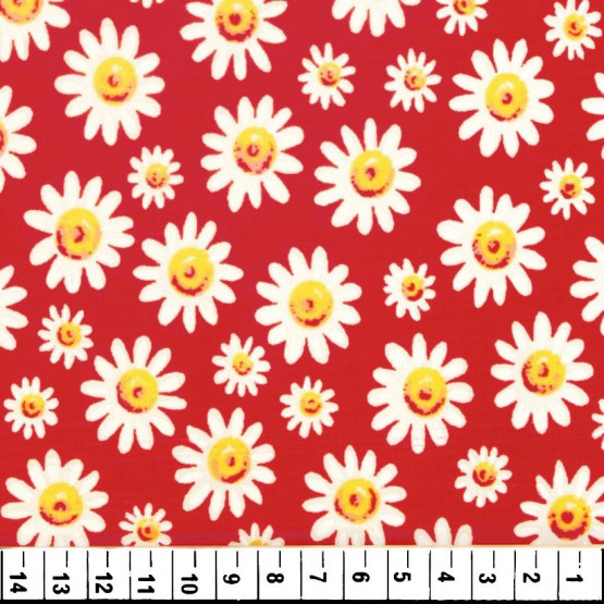 Tricoline estampada 100% algodão