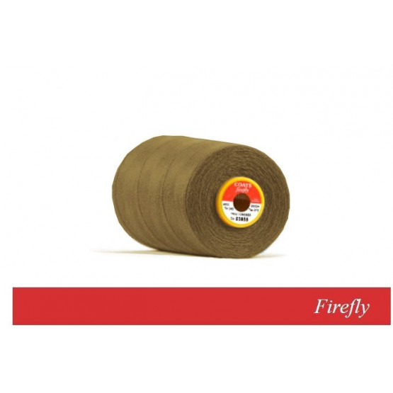 Linha Anti-Chama FIREFLY cor Cáqui 100% de meta-aramida - Cone com 5000 mts - PREÇO POR CONE