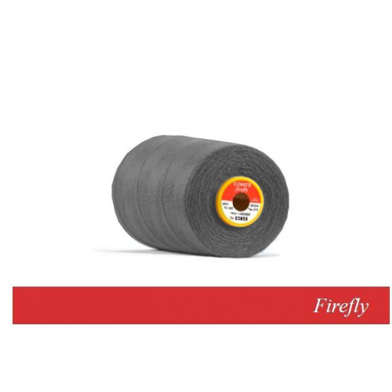 Linha Anti-Chama FIREFLY cor Cinza 100% de meta-aramida - Cone com 5000 mts -  PREÇO POR CONE