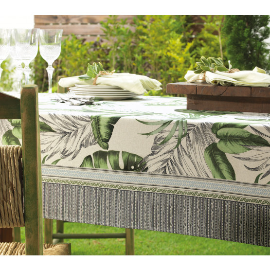 Toalha de Mesa Quadrada 4 Lugares Foliage - Karsten