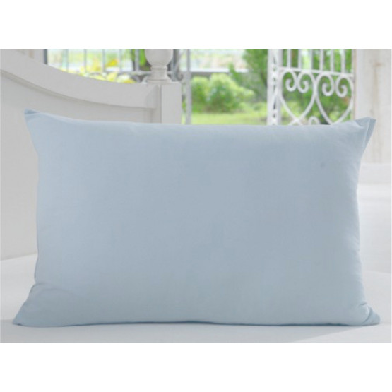 Fronha 48x68cm de Malha Soft Azul Claro para Travesseiro 50 x70cm - 090