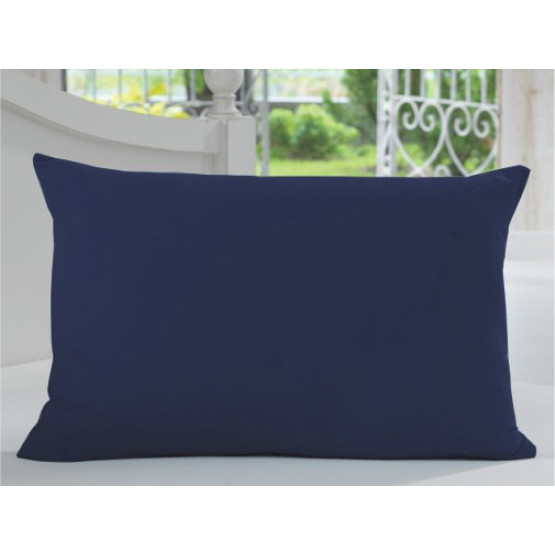 Fronha 48x68cm de Malha Soft Azul Marinho para Travesseiro 50 x70cm - 090