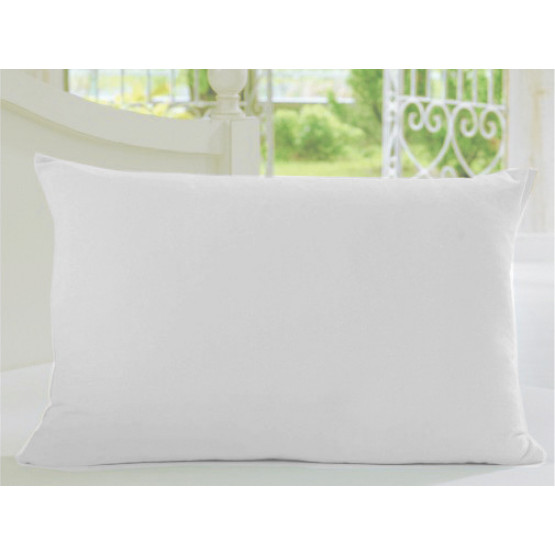 Fronha 48x68cm de Malha Soft Branca para Travesseiro 50 x70cm - 090