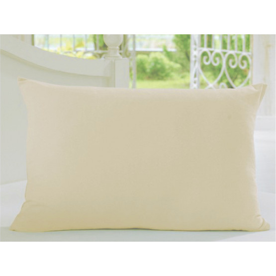 Fronha 48x68cm de Malha Soft Marfim para Travesseiro 50 x70cm - 090