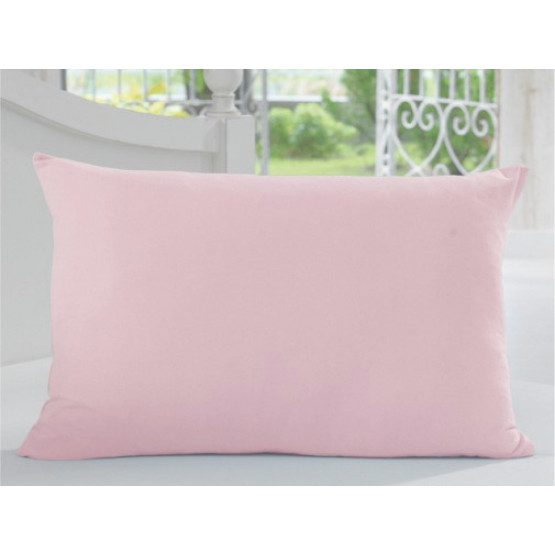 Fronha 48x68cm de Malha Soft Rosa Claro para Travesseiro 50 x70cm - 090