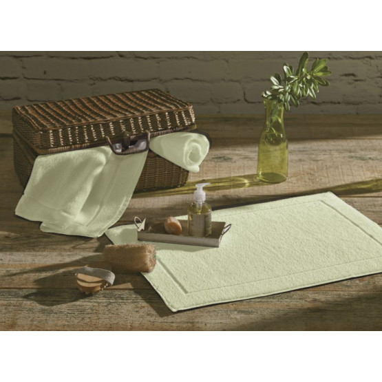 Toalha Piso Juliet 50x70cm cor40172 Verde 100%Algodão