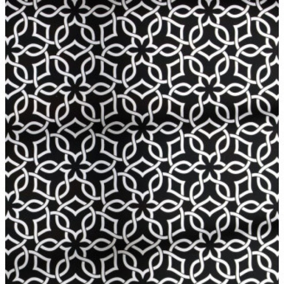 Tecido para Parede Wall Decor Kamyl Preto (Refilado) Larg.140cm 72% algodao/28%poliester de R$ 37,90 por