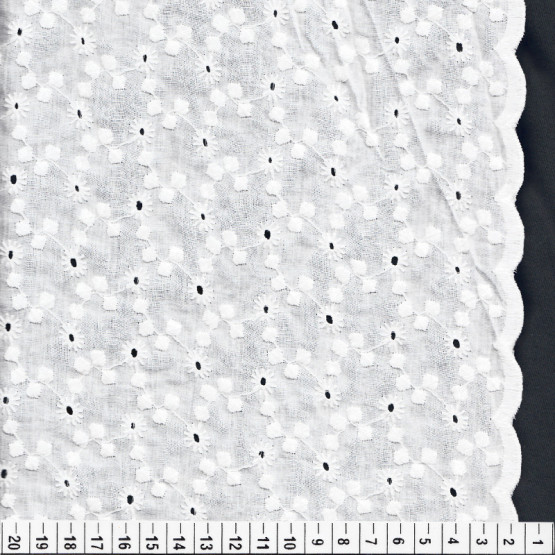 LAISE IMPORT 100%ALGODAO LG.138cm RefC813453G1 Cor Branco