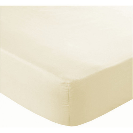 Lençol Solteiro Especial Malha Soft 150gr/m² Creme/Marfim - Fio 30 com Elástico 88cmx188cmx30/40cm -02