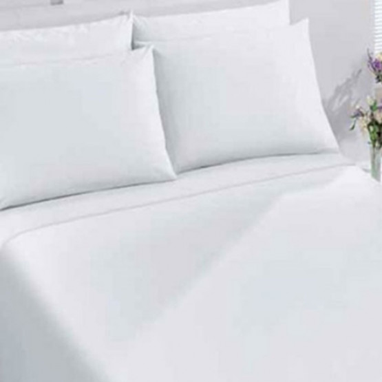Lençol Casal Royal Branco Avulso em algodão Branco 200x225cm - Santista