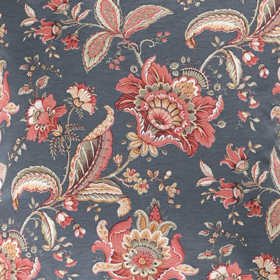 Lonita Jacquard Marble Kiraz Petróleo Karsten estampada Larg.140cm 70% algodao/30%poliester