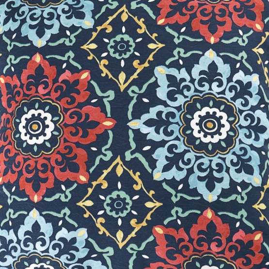 Lonita Jacquard Marble Suzani Azul Karsten estampada Larg.140cm 70% algodao/30%poliester