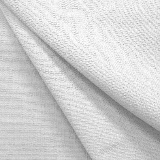 Tecido Lonita Rústico Kyoto Branco Larg 140cm 100%Algodão