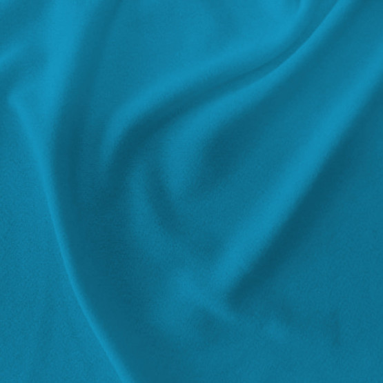 Malha Helanca Lisa Crepe Scuba Neoprene Azul Turquesa Larg 150cm 95% Poliester/5% Elastano ref.100010