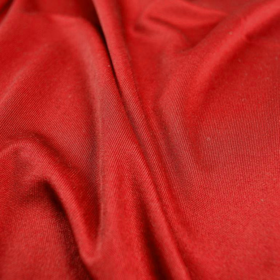 Tecido Lingerie Malha com elastano Lisa Vermelho Larg160cm 84%Poliam.16%Elast- Preço por metro