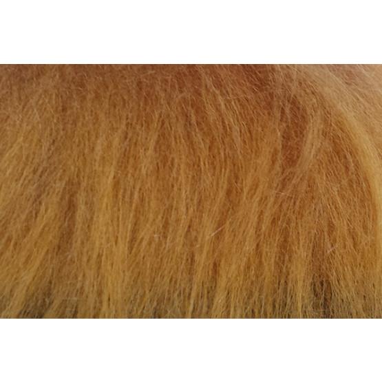 TECIDO PELUCIA PELO LONGO PELICANCRYL 95MM HAVANA XMacio L1,55 BS100%Poliester SUP100%Acrilico - 400gr/m²