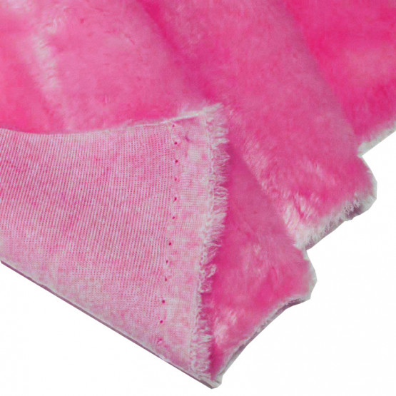 TECIDO PELUCIA DIAMANTE 12MM PINK SAQUAREMA L1,55 BS100%Poliester SUP70%Poliester.30%Acrilico