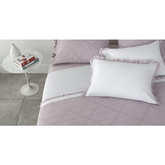 JOGO CAMA SOLT KING PERCAL 200FIOS Petit Amendoa 100x200x30 cm Alt 100%Algodão