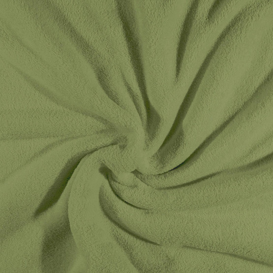 Tecido Plush Microfibra Liso Verde Maçã Largura 225cm 100%Poliester - preço por metro