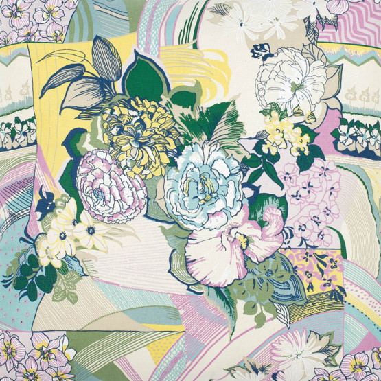 Lonita Bio Decor Quito Lilás Karsten Estampada Larg.140cm 100% algodao