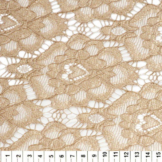 RENDA IMP. ROPE LACE Bege Neblina Lg.150CM 100%POLIESTER
