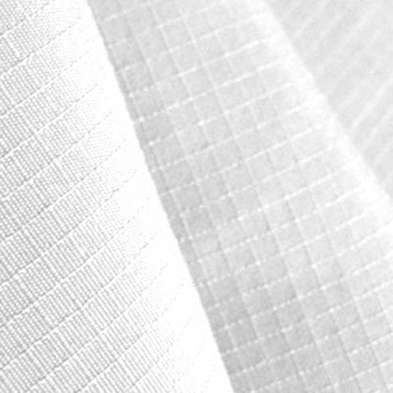 Tecido Brim Rip Stop Confort Profissional Branco Larg.160cm Comp. 67%Algodão/33%Poliester - 260gr/m². Conserv1-D/2-2/3-2/5-2/6-1/6-3