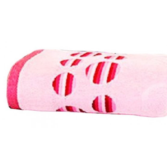 Toalha Rosto Loom Rosa 50cmx80cm 97%Algodão/3%Poliester