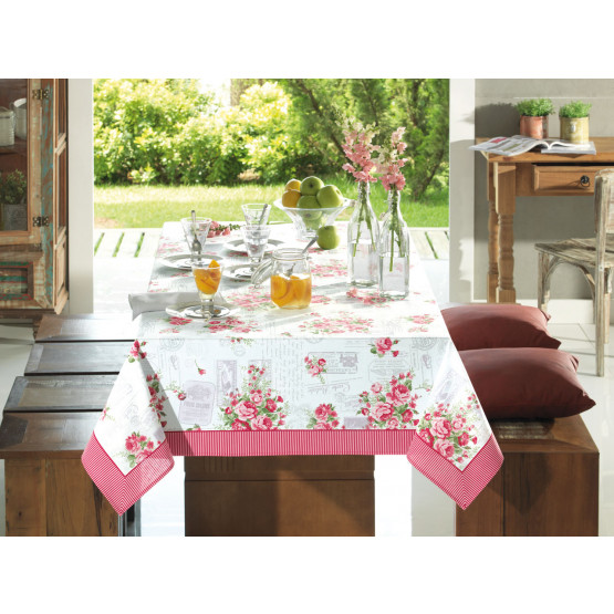 Toalha de Mesa Quadrada 4 Lugares Shelby Anti-Formiga - Karsten