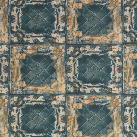 Tecido para Parede Wall Decor Barroco Larg.140cm 72% algodao/28%poliester de R$ 37,90 por