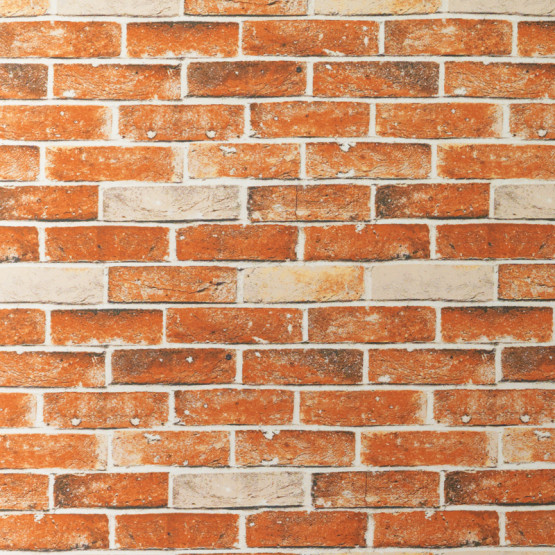 Tecido para Parede Wall Decor Brick Larg.140cm 72% algodao/28%poliester de R$37,90 por