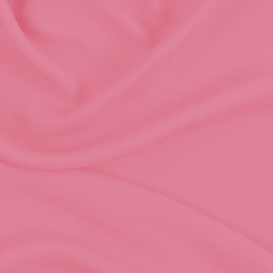 Tecido Crepe Georgette Rosa Larg.147cm 100%Poliester 102gr/m²
