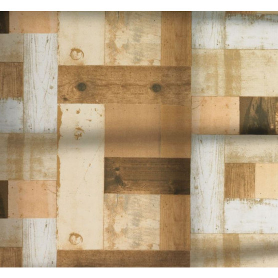 Tecido para Parede Wall Decor Cubos Larg.140cm 72% algodao/28%poliester de R$ 37,90 por