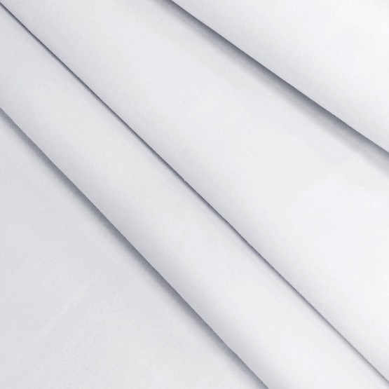 Tecido Percal 200 Fios Largura 280cm Branco 100%Algodão  ref.950cor301
