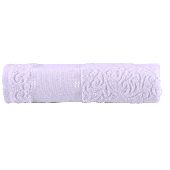 Toalha Banho Melina Banhão Lilas cor 50105 para Bordar 86x150cm 99% Algodão/1% Viscose de R$62,90 por